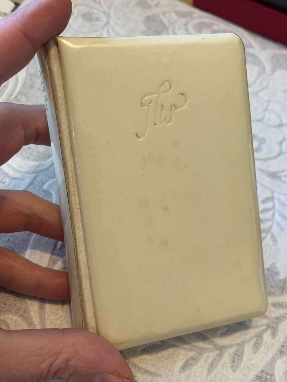 Circa 1930 Celluloid Book of Common Prayer in Original Box